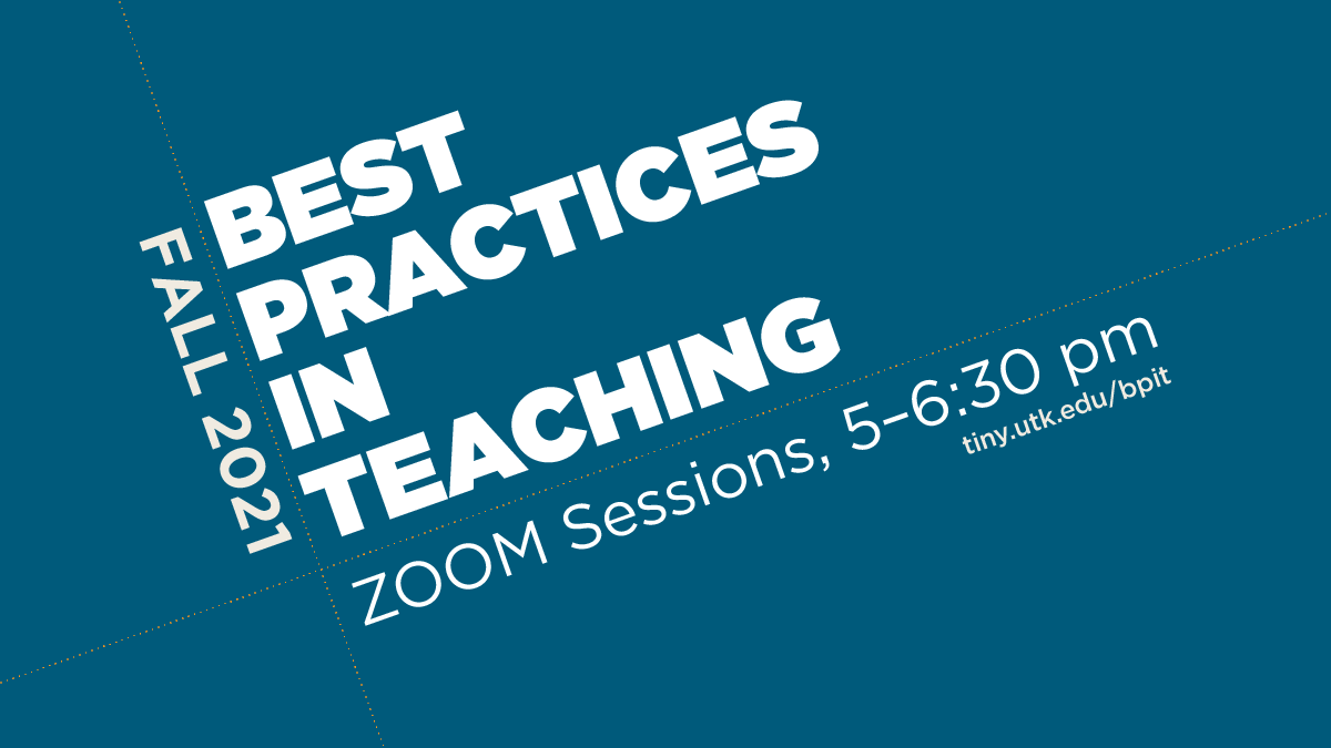 UTKGradSchool's tweet photo. Registration for the Best Practices in Teaching program is now open! The BPIT program provides opportunities to discuss teaching-related issues with new & experienced faculty & peers from across the university. For more info & to register, go to https://t.co/4Yr6dLpgQ2 #GPSPD https://t.co/oLPEccufop