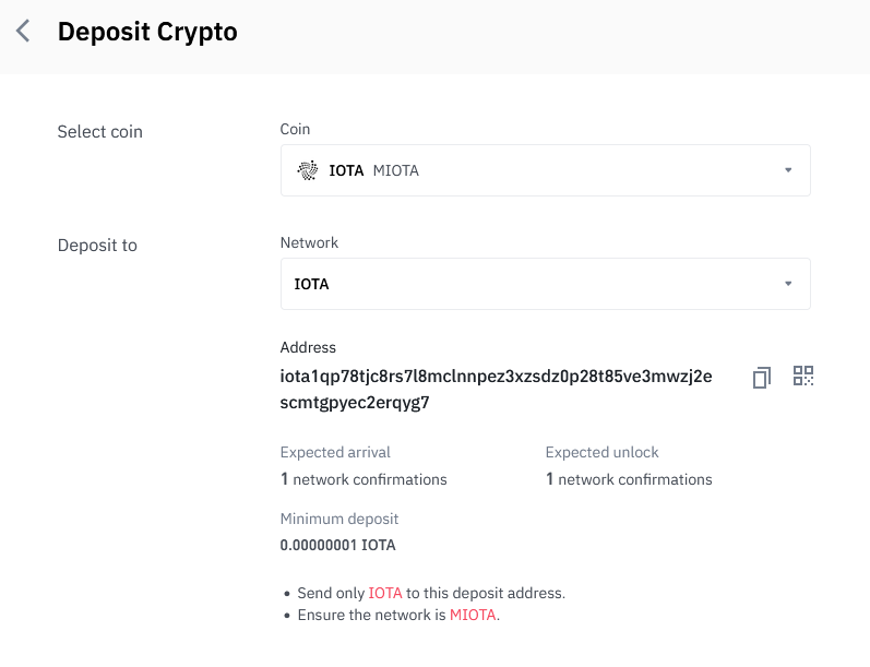 DocumentingIota's tweet photo. #IOTA deposits are now available on #Binance!

@Binance @iota https://t.co/JfP1w8bePR