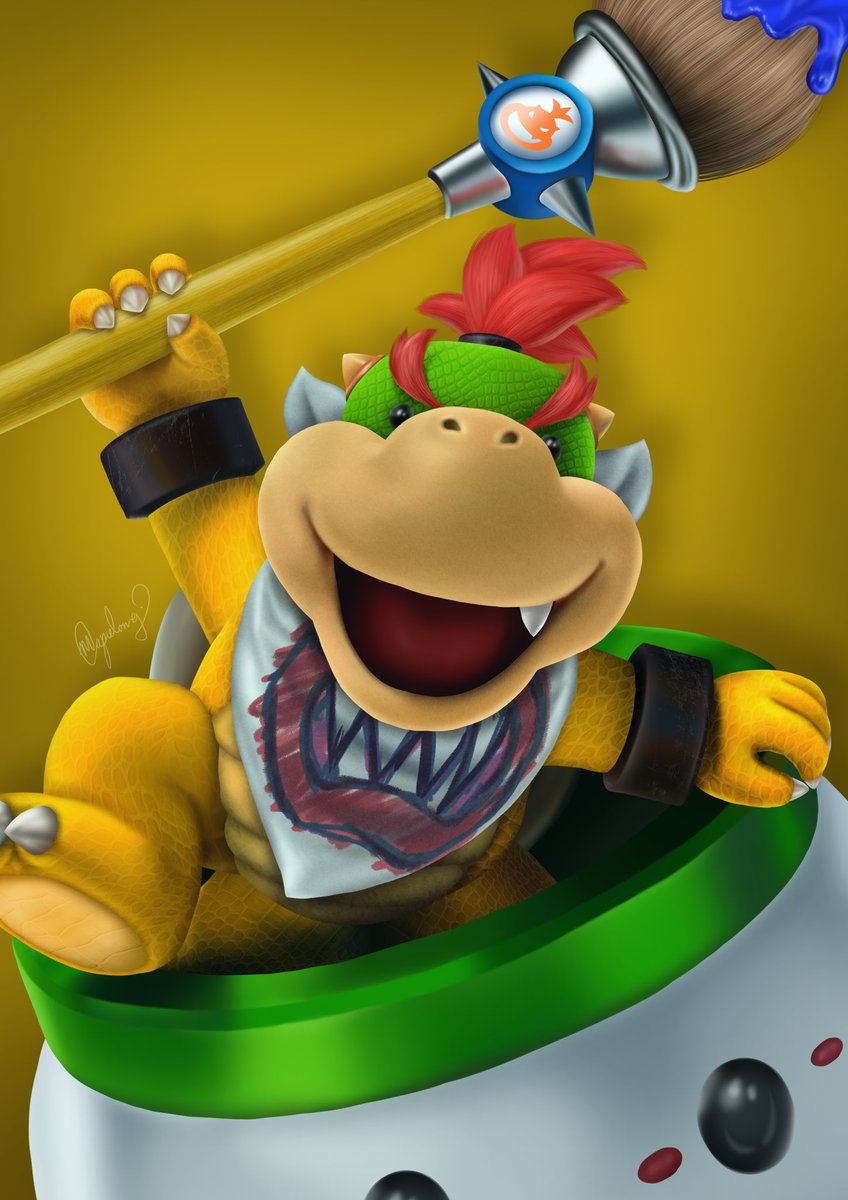 mafucreative's tweet photo. Bowser Jr. 🖌 (Digital Painting)
Visit https://t.co/EyD07zpyii for commissions
@nintendo #bowserjr #supermario #supersmashbros #bowser #nintendo #videogames #art #painting #artwork #artist #conceptart #digitalart #MAFUart https://t.co/RA5EYHAzM0