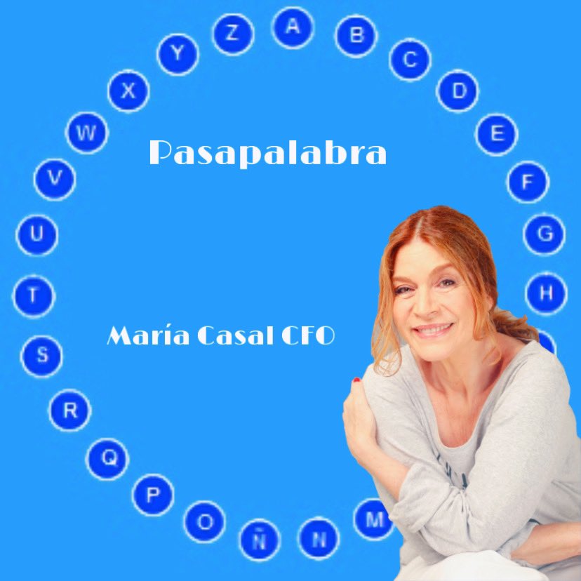 A partir de esta tarde podréis disfrutar de María en Pasapalabra. ¡No os la perdáis!