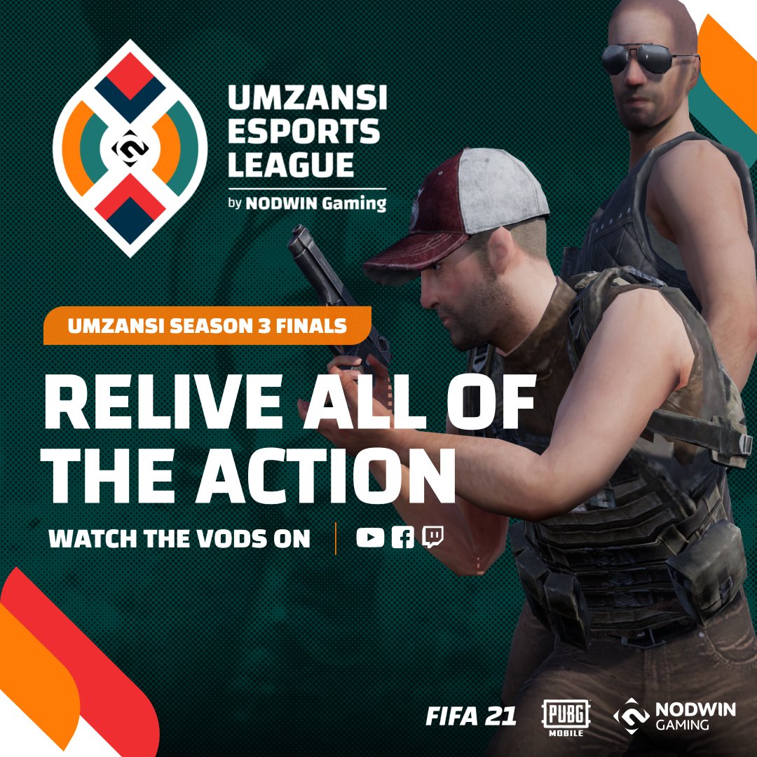 NODWINGamingAF's tweet photo. Sad that you missed the action from the #Umzansi🏆 Finals this past weekend 😢😭? Or maybe you want to relive the action all over again. We got you. Watch every stream from #UmzansiSeason3 in the VOD link below 😏👇

📺:  https://t.co/anp55x54iD https://t.co/wCQMzZhrHZ