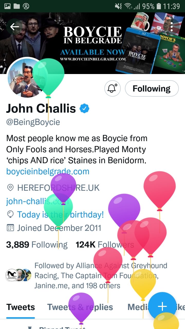  Happy Birthday John Challis!        