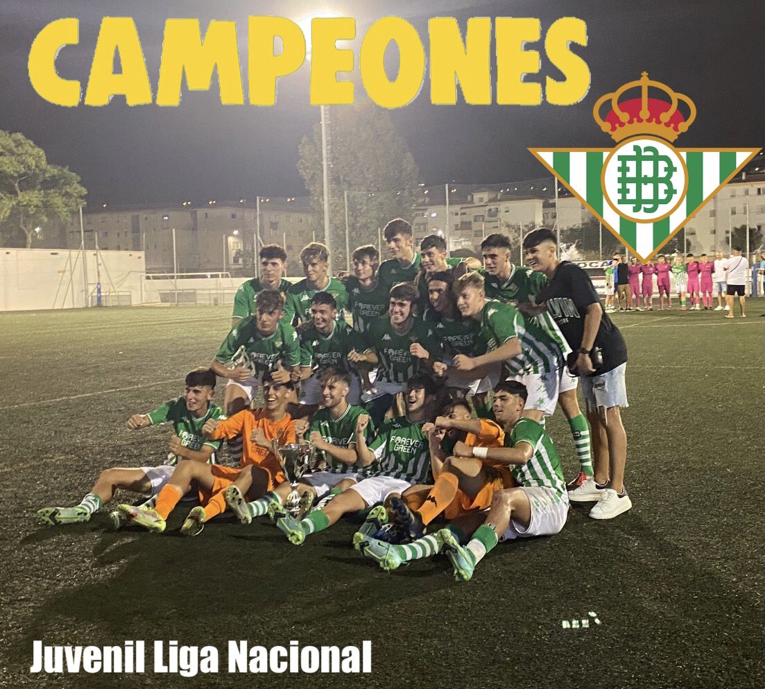 🔊 10º Torneo “ El Reto de Vivir Mejor”

🗣 Torneo en la categoría Juvenil Liga Nacional, durante la #pretemporada 2021/2022

🏆 ¡CAMPEONES! <a href="/RBetisCantera/">Real Betis Cantera</a> 

👏 ¡Enhorabuena campeones!

📱 #LosMejoresTorneosdeVerano
✌ <a href="/CD26_de_Febrero/">CD 26 De Febrero</a>