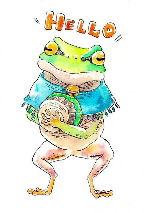カエルのtwitterイラスト作品 カエルのtwitterイラスト作品