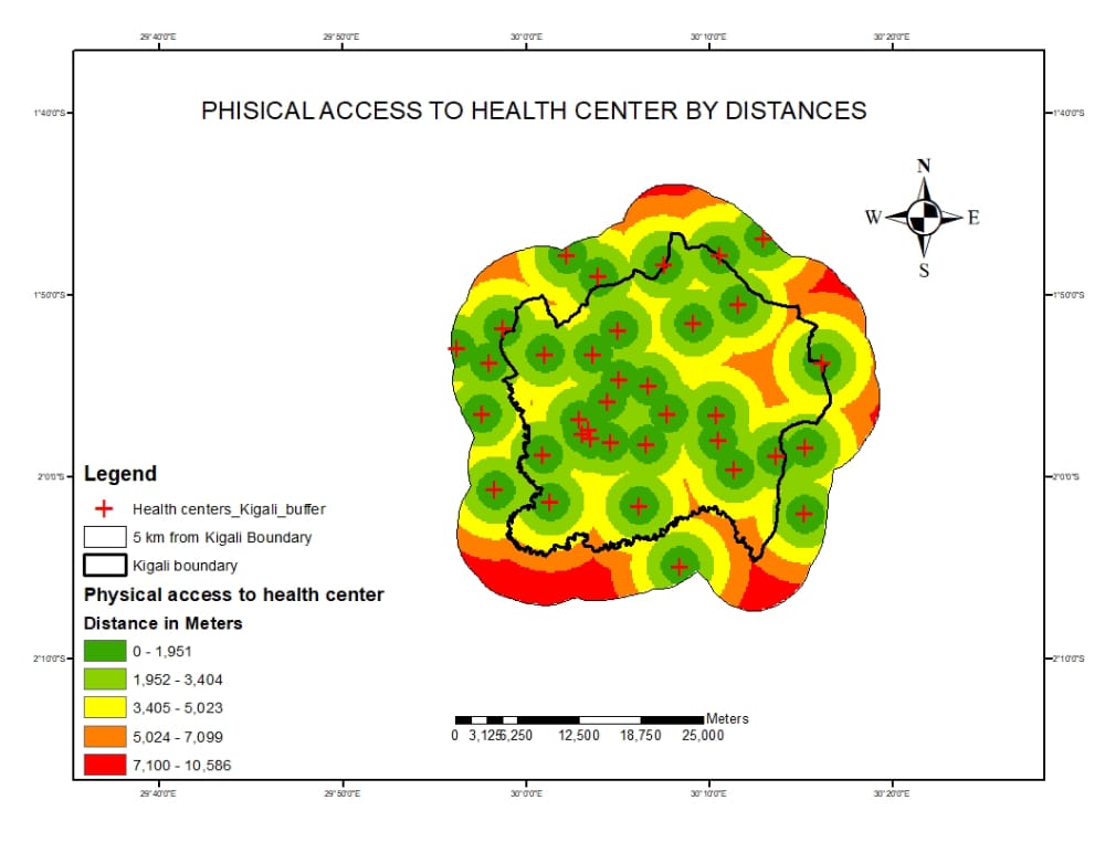 DidierRungano's tweet photo. With power of #GIS you can analyses the accessibility of health center in @CityofKigali, for purpose of showing which people are poorly serviced and well serviced.
@esrirwanda @CGIS_UR @Rwanda_Housing @GeosarR @RwandaHealth https://t.co/b3e5AElkQP