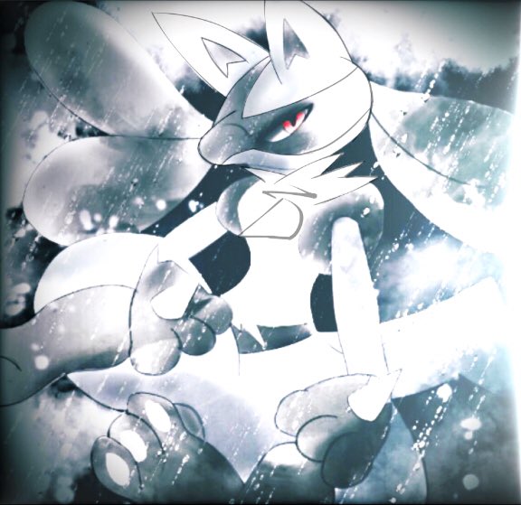 ポケモン モノクロの世界 ポケモン ルカリオ Lucario Lucaのイラスト