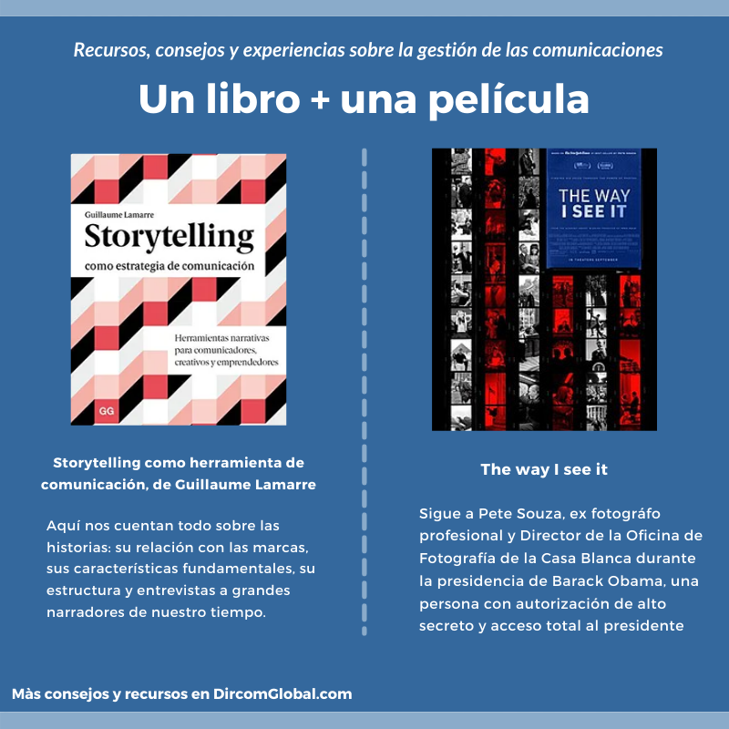 Libro 📚 + película 🎬 recomendados por #Dircoms. ¡Hecha un vistazo! 
+Info en: dircomglobal.com