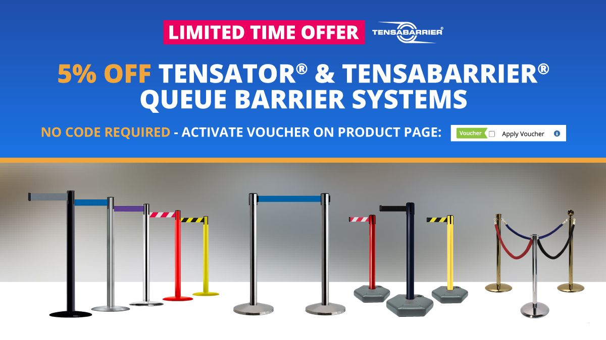XLDisplays's tweet image. *** Limited Time Offer*** 5% OFF Tensator™ &amp;amp; Tensbarrier™ Queue Barrier Systems - The Safest &amp;amp; Most Trusted Barrier Systems available. 

Tensabarrier Queue Barriers - buff.ly/3o8CbH3

#tensabarriers #tensator #queuebarriers #queuesystems #safetybarriers #safetysolutions