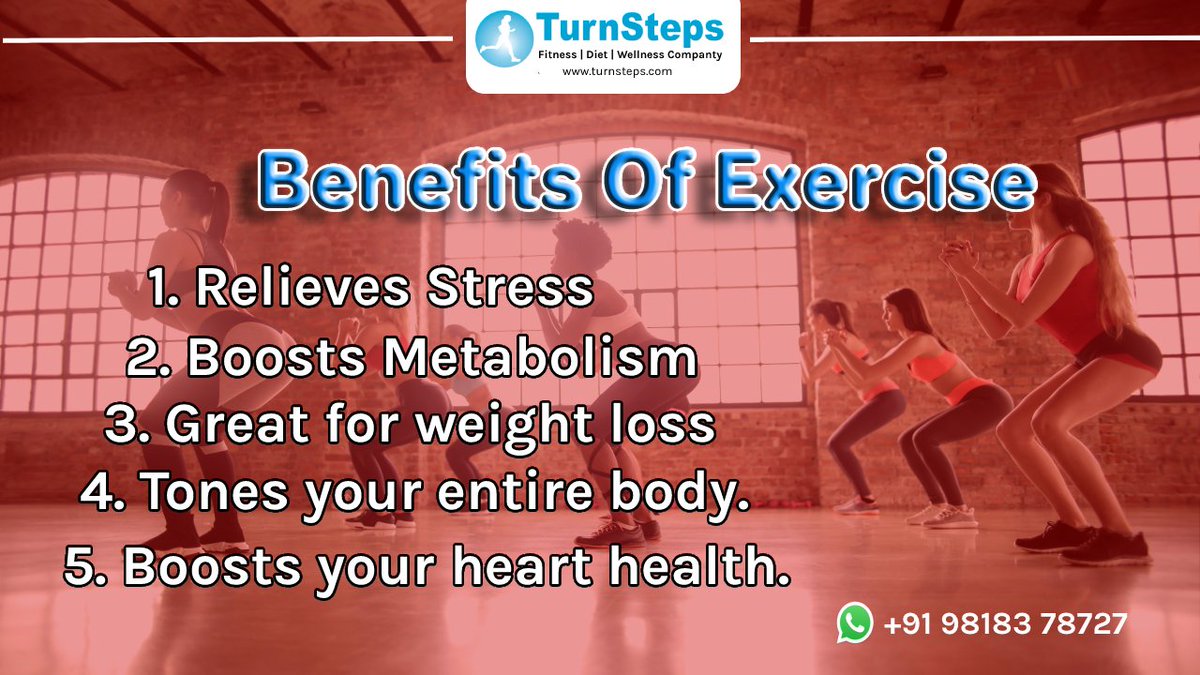 Turnsteps's tweet photo. Researches have proven the fact that moderate exercises help in lowering blood glucose levels. Due to exercise, the muscular absorption of glucose increases, and this increases insulin sensitivity.  Call : 98183 78727 #health #Healthtips #turnsteps #exercise #fitnessmotivation https://t.co/HLUmXxWUkU