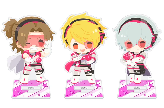 『アイドルマスター SideM』アクリルスタンド「S.E.M」「Beit」「Cafe Parade」イラストを担当させて頂きました。よろしくお願いいたします。 