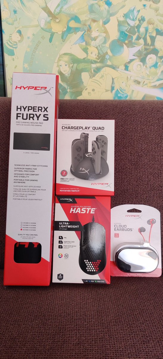 Peekogull's tweet photo. Thank you so much for this prize! I'll definitely enjoy them a LOT! ♥️🙏🏻
Big shoutouts to @HeyICG &amp; @HyperX ! https://t.co/hIm86uwZ2V