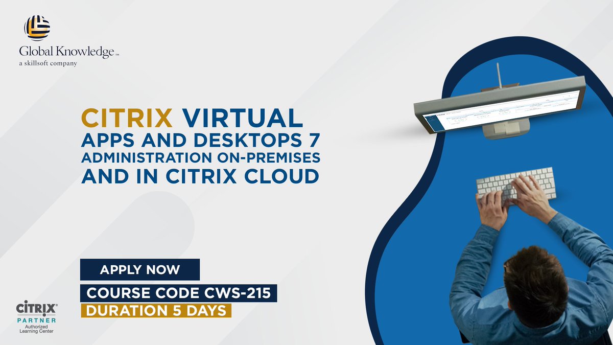 G_K_Qatar's tweet image. If you are new to Citrix or if you are planning a move to Citrix Cloud, this course is a necessary step in enabling you with the right training and skills.
Register Now:
globalknowledge.com/en-qa/courses/…
#globalknowledge #citrix #virtualapp #cloud #courses #onlinetraining #IT