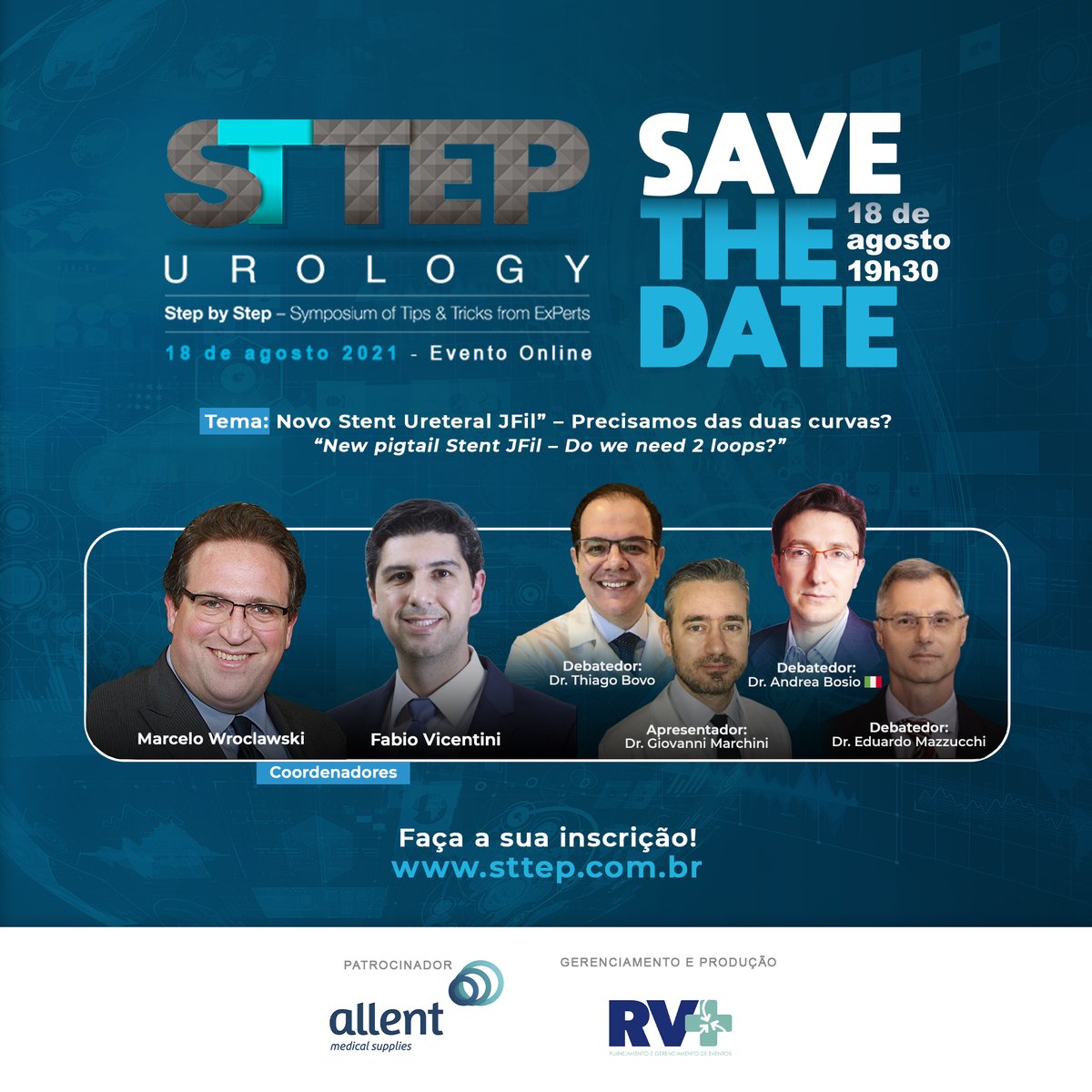 Next STTEP 18/8 Wed, 7:30 pm (Brasilia time). RIRS with no pain? The new J-Fil promises to reduce 2J symptoms. Let's see great experts debating RIRS tips and ticks &amp; indications for the J-Fil. With <a href="/EduardoMazzucc1/">Eduardo Mazzucchi</a>, <a href="/GSMarchini/">Giovanni Marchini🇧🇷</a> , <a href="/Andy_Bosio/">Andrea Bosio</a> <a href="/UroBorelli/">Tiago Borelli Bovo</a> <a href="/wroclawski_uro/">Marcelo Wroclawski</a>