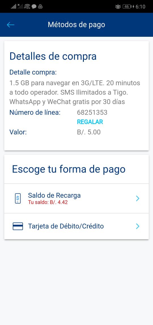 A ver… porque <a href="/TigoPanama/">Tigo Panamá</a> si uno compra saldo por 10.00 pagando el itbms correspondiente, luego recargas data por 5.00 quedando 5.00 en fondo, cuando voy a utilizar el saldo solo me quedan 4.42 quisiera saber ¿porque me descuentan esos 0.58? <a href="/AcodecoPma/">ACODECO</a>