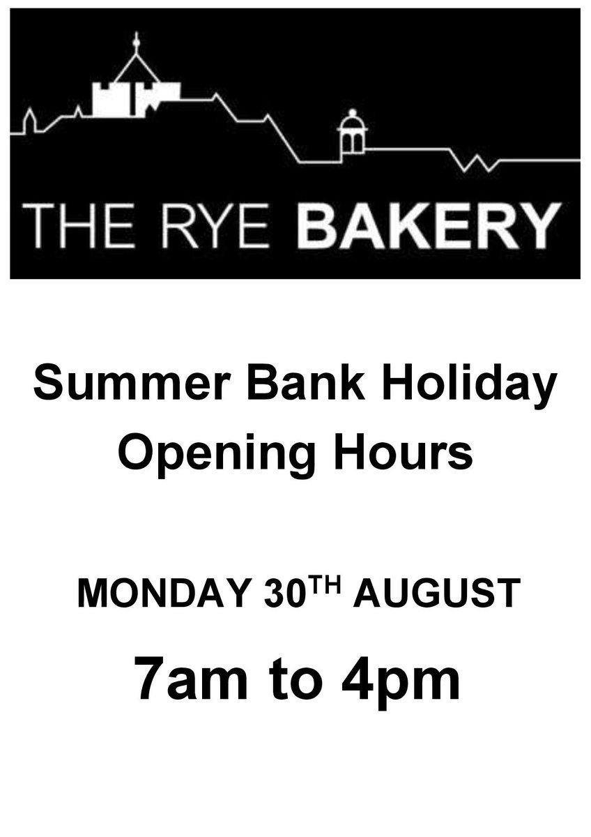 Our cafés in Old London Road, Ore, within the historic Colonnade at Hawkhurst and the vibrant Western Road in Bexhill, are open this Bank Holiday Monday. 

Please see below for details.

We look forward to welcoming you!

#BankHolidayMonday #Ore #Hawkhurst #Bexhill #Cafe #Bakery