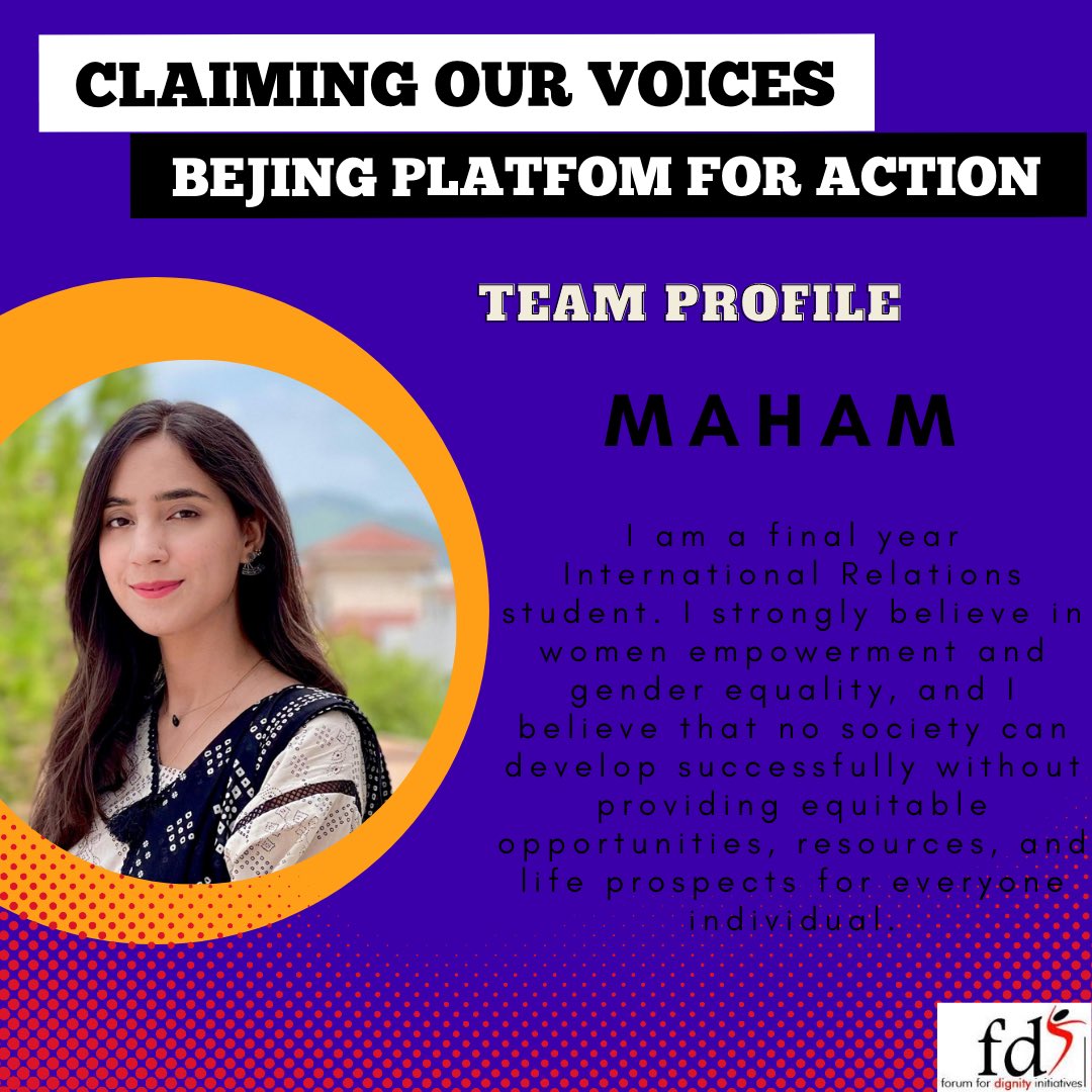 FDIPakistan's tweet photo. We Congratulate these participants on their selection for 'Beijing plus 25 review' a 05 days online course for young feminists a breakthrough act: End violence against women.
#onlinecourse #beijing #EndViolenceAgainstWomen https://t.co/87gG0RwAPr