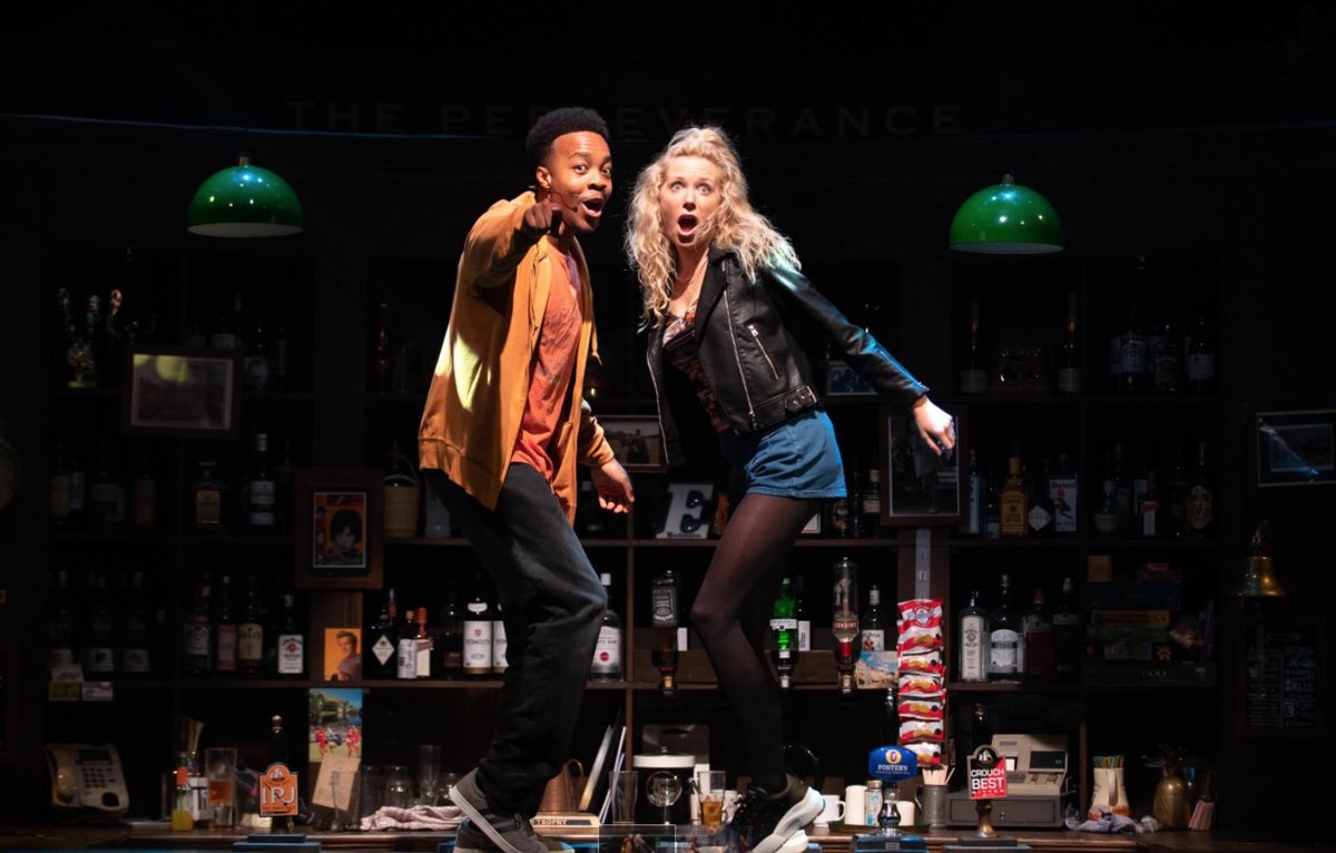 StageTalkUK's tweet photo. Brand new jukebox musical #LoveLetters continues its run at @QueensTheatreH until 21 Aug. 

@Lucy_Benjamin stars alongside a cast of actor-musicians, with songs from famous Essex artists, written &amp; directed by @douglasrintoul.

https://t.co/H6XNmqoUBj https://t.co/gOGQJjW6pE