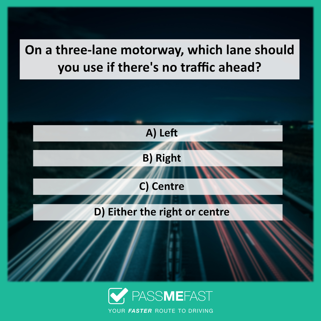 PassMeFast's tweet image. It's time for your weekly dose of theory revision 🚦🤓

Reply with your answer and we'll be back tomorrow to let you know if you're right 💪

#MondayMotivation #LearnToDrive #TheoryRevision