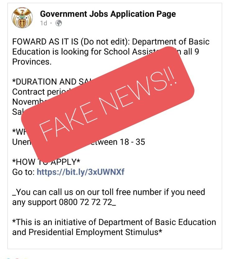 FAKE NEWS ALERT 🚨