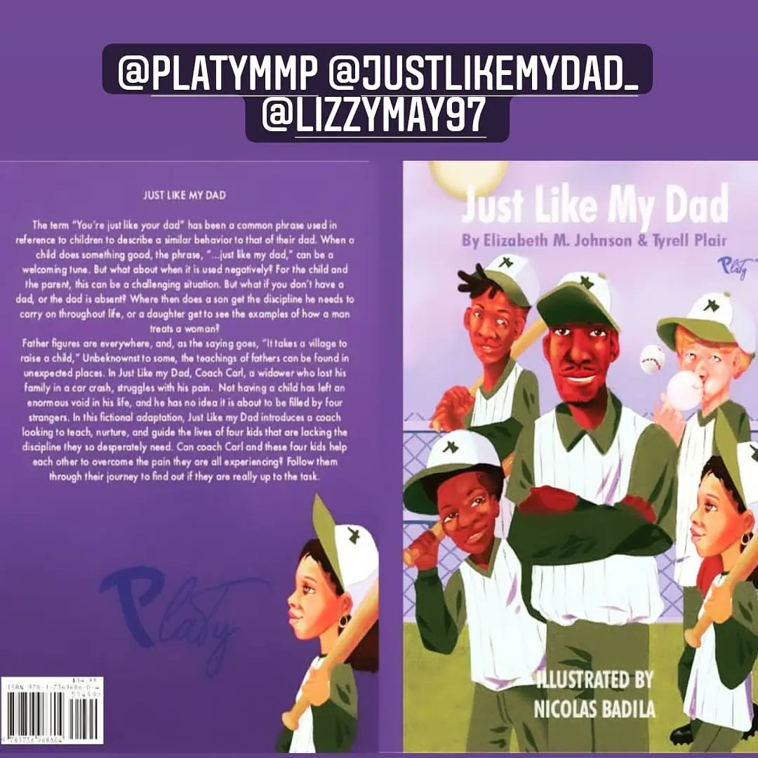 plair_tyrell's tweet photo. A conversation about sports, turned into a conversation about Literacyβ¦.a conversation that Iβm always willing to have. Stay masked up and safe ππΎ https://t.co/6NcQWym26D
#justlikemydad #WritingCommunity #blackpublisher #writerslift #childrensbook #platymm #bestseller https://t.co/cV4uYm0R1l