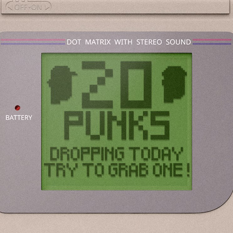 lcd_punks's tweet image. Dropping 20 lcd punks today !! 🔥
make sure to be in the discord to be ready ! ⚔️
will announce the drop time soon on discord/twitter !
hope to see yall in here , its only the beginning ! 
discord.gg/CDesR9CHXA
#NFTCommunity #nftcollectors #NFTartist #nftart #NFTGiveaway #NFTs