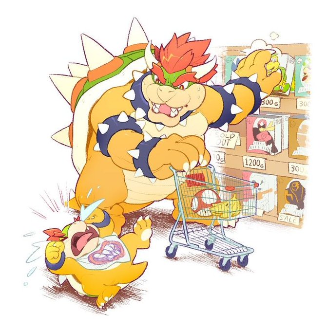 Bruh my tweet about being a furry i accidentally deleted 🤣 but again bowser is .. yummy enough breaking