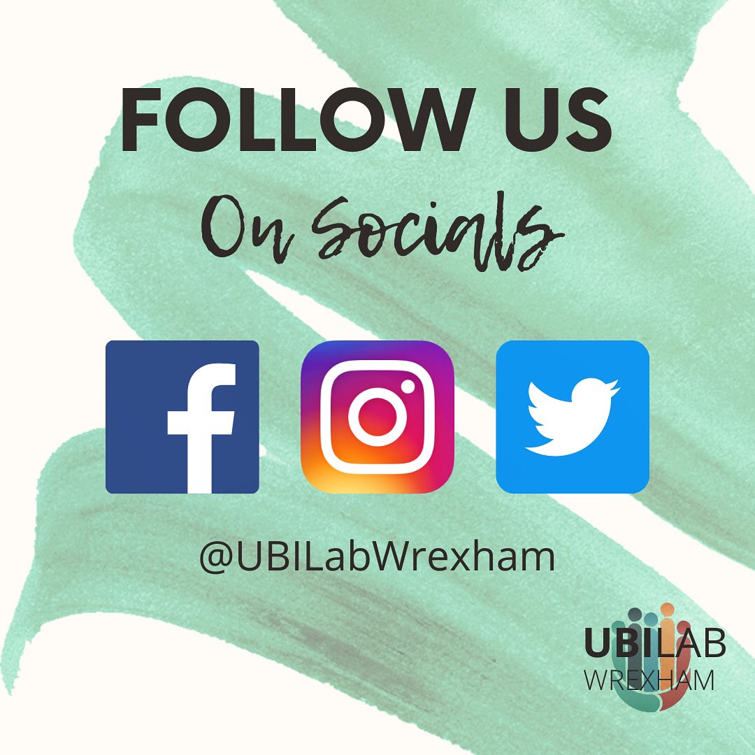 UBILabWrexham's tweet image. Don’t forget you can follow us on all social media platforms @UBILabWrexham 🏴󠁧󠁢󠁷󠁬󠁳󠁿