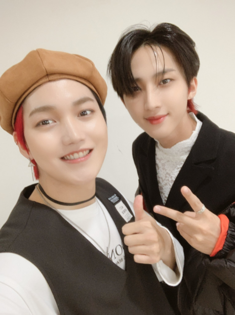 iconickpopfship's tweet photo. Pentagon's Hui and Onf's  J-us https://t.co/61doVp4zZd