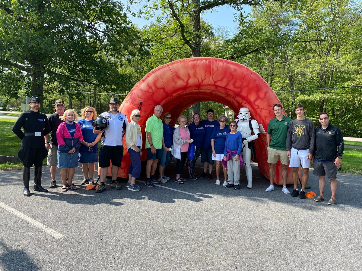 CPSFVT's tweet image. Thank you to UVM Hockey Players for supporting Vermont Colorectal Cancer Patients at Get Your Rear in Gear 2021