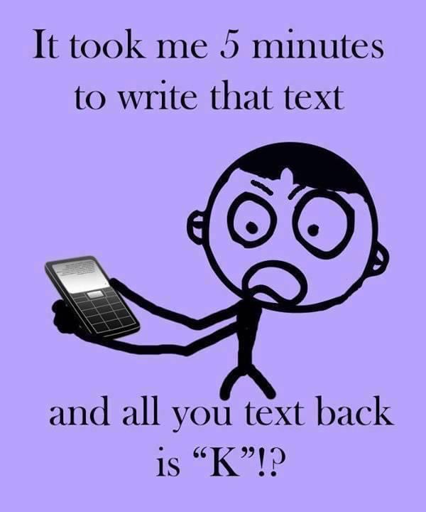 terrye_thorp's tweet image. I might be on both sides of this situation- you know, just depending on the day, what I’m doing and whose texting…. Just sayin’
#textmessages #textback
