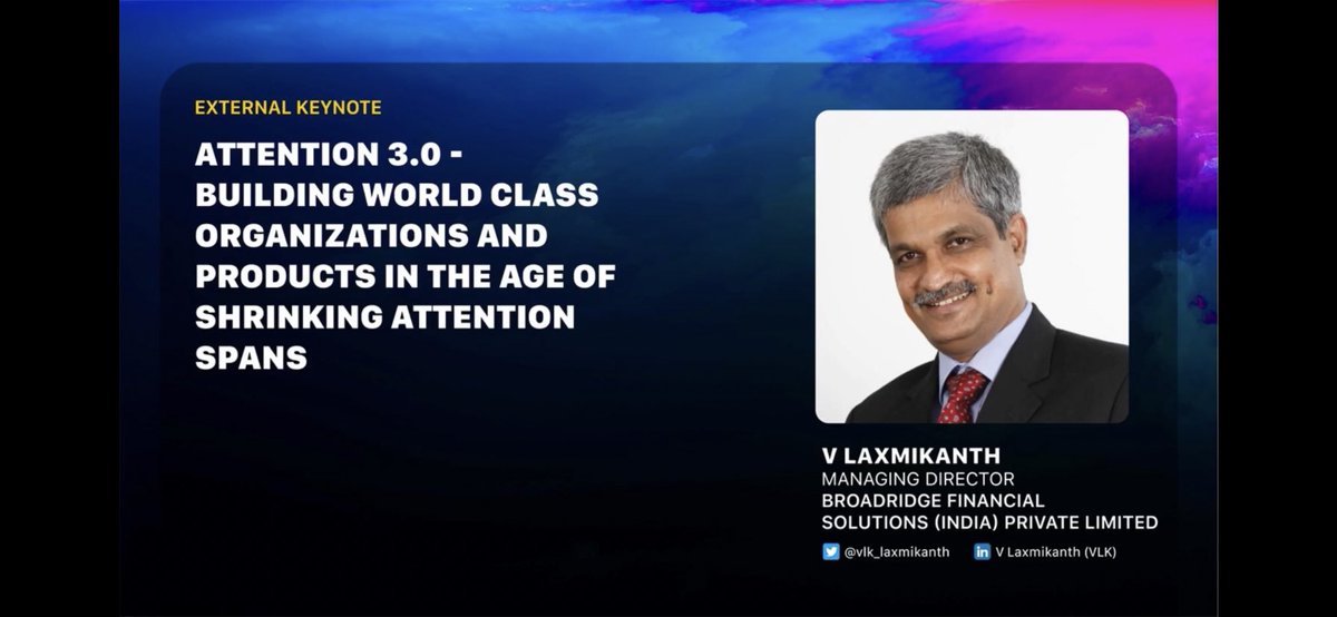 tmcsiva's tweet image. Artists, craftsman, agile-adjustment, rare and unique perspective about IT and it’s operation. Nicely compared with industrial mindset. Thanks #lakshmikant of @Broadridge.#
Thanks @Zinnov 

#ZinnovConfluence