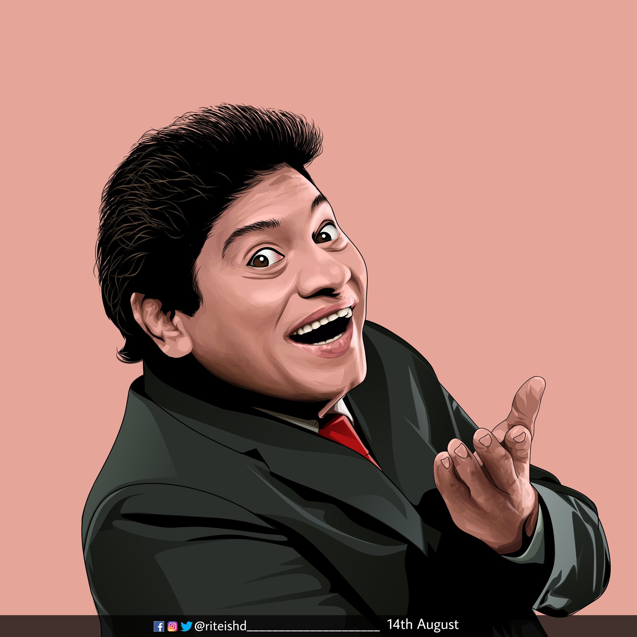 Happy birthday Johnny lever  Allah almighty God bless you and give big life with success king of comedy 