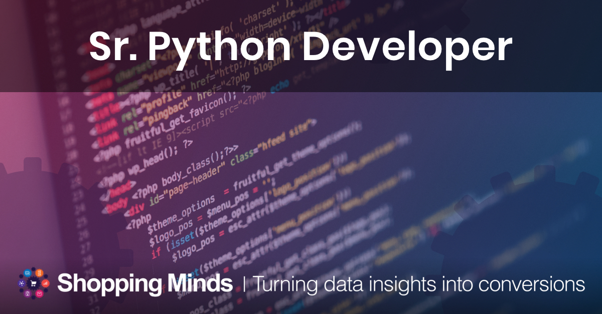 shoppingminds's tweet photo. We zijn op zoek naar een #Senior #Python #Developer die onze online architectuur kan ontwerpen, onderhouden en verbeteren. Ben jij bekwaam met Python 3 en geïnteresseerd in complexe algoritmische oplossingen? Dan zoeken wij jou!
https://t.co/1R7LS58Uyg https://t.co/cLILKg7D4r