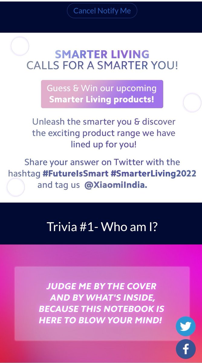 amreen121's tweet image. Ans.1)  Mi Notebook 

#FuturelsSmart #SmarterLiving2022  @XiaomiIndia