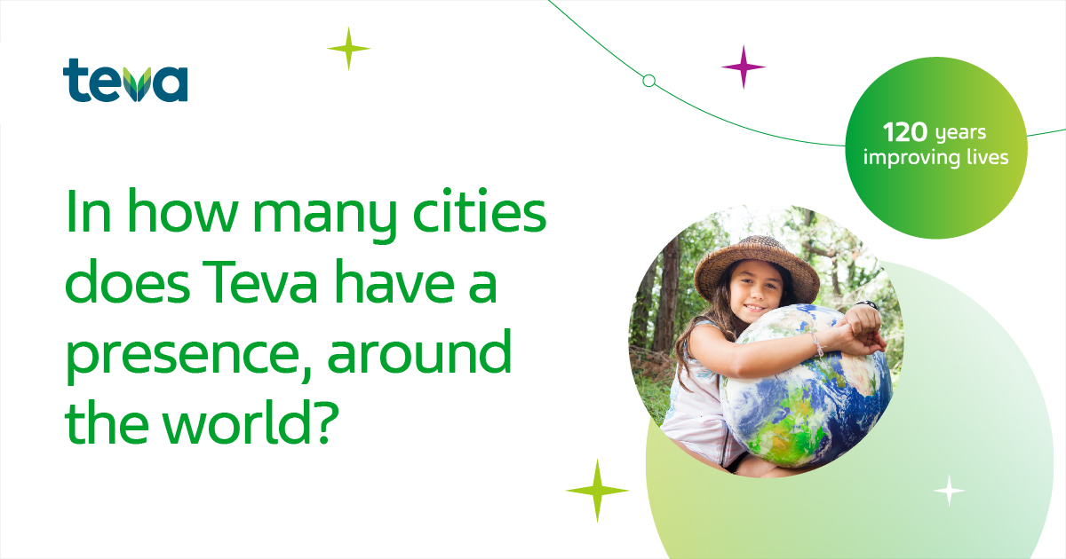 TevaUSA's tweet photo. Happy birthday to us!
Founded in 1901, Teva is celebrating its 120 anniversary this year. We started small, distributing medicines using mules and camels, and now we're serving around 200 million people globally, every day! #TevaUSA 
Read more here: https://t.co/xPvN9r1i4F https://t.co/CvbKs5DMJu