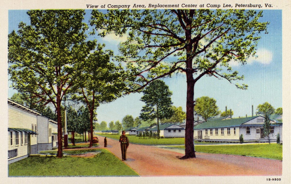 ctpabot's tweet photo. View of company area, Replacement Center at Camp Lee, Petersburg, Va. https://t.co/y7X66n6hPJ https://t.co/PpVJgchcn7