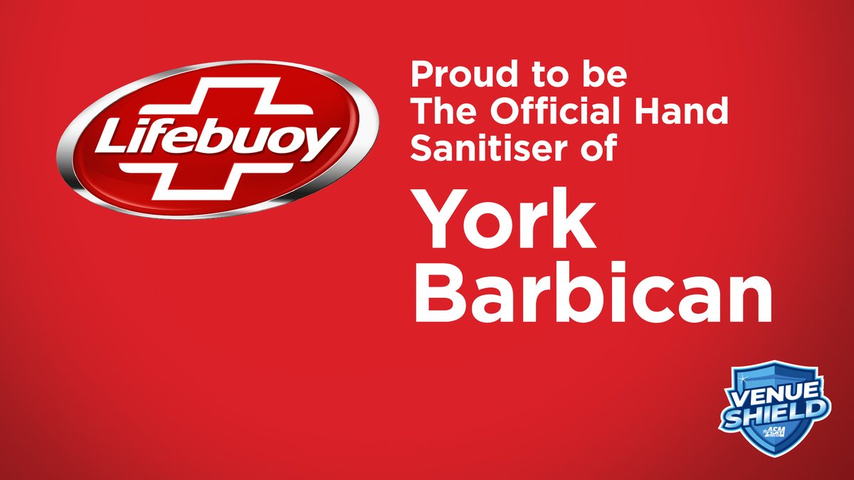 yorkbarbican's tweet photo. We're proud to announce that we have partnered with @LifebuoyUK,  the world’s number one hygiene soap brand, as part of @ASMGlobalLive's #VenueShield programme.

Read more: https://t.co/qp1tIjo6Mq https://t.co/lYb2RSDga9