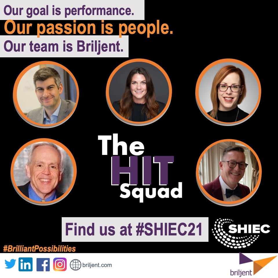 We're thrilled to be on the ground this week for #SHIEC21. We'd love to catch up. Look for these smiling faces from "The HIT Squad" to hear more about our work with state agencies and HIEs!

#brilliantpossibilities #healthIT @SHIEClive <a href="/NtrepidQuestian/">Laura Nixon</a> <a href="/SusanHouckClark/">Susan Houck Clark</a>