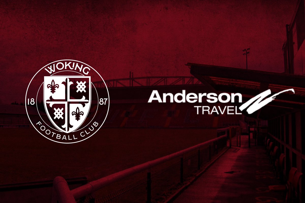 Woking Football Club (@wokingfc) on Twitter photo π SPONSORSHIP |
Woking Football Club are delighted to announce our official partnership with <a href="/_AndersonTravel/">Anderson Travel</a> for the 2021/22 season π€ π SPONSORSHIP |
Woking Football Club are delighted to announce our official partnership with <a href="/_AndersonTravel/">Anderson Travel</a> for the 2021/22 season π€