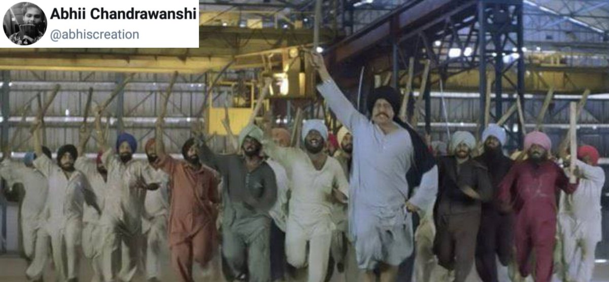 abhiscreation's tweet photo. Me with my boiis on the way to #dholakia's office as he tries to molest #kinjubaby.
#anupamaa https://t.co/mHz5ZqNEfb