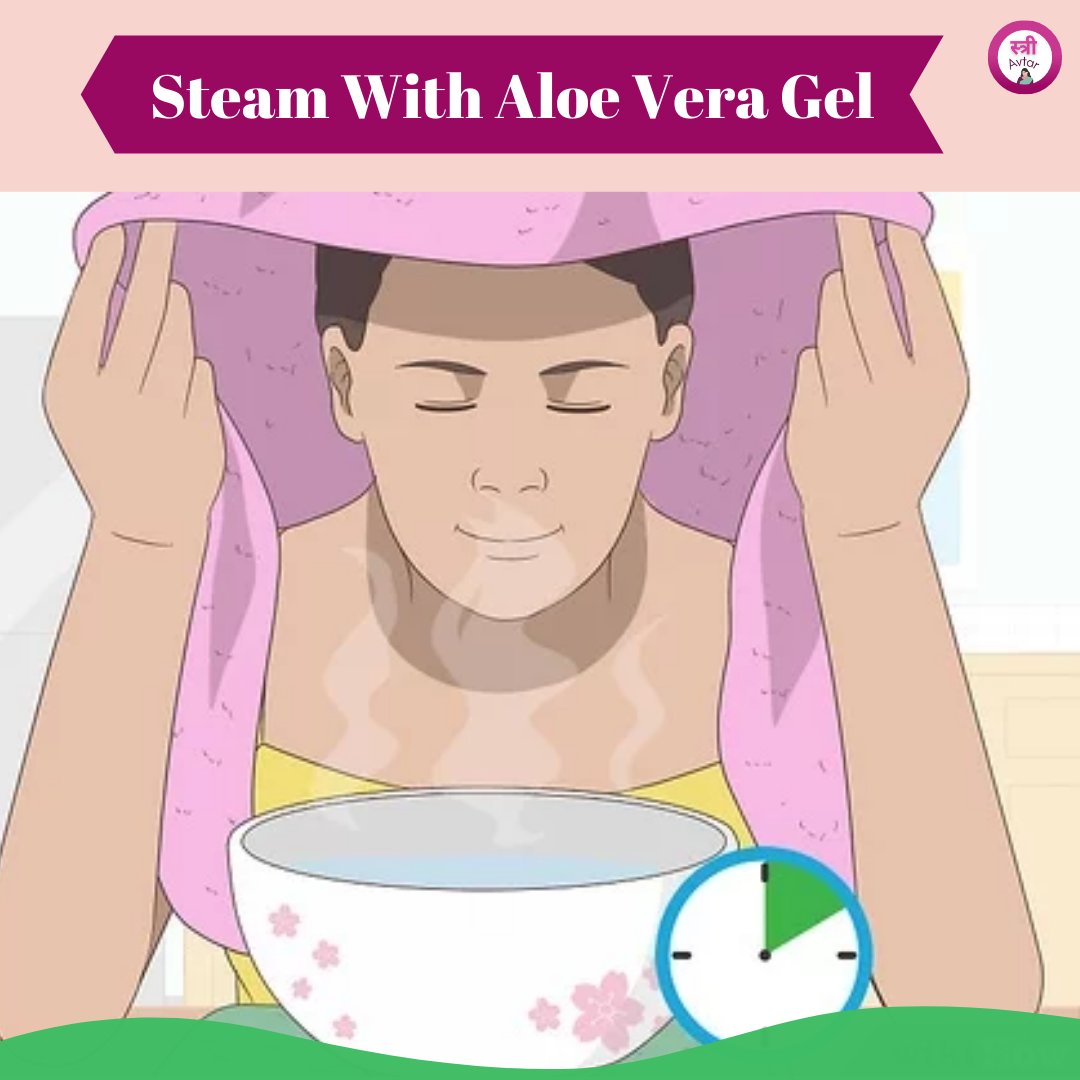 StreeAvtar's tweet photo. Hey girls, here is a small tip for you all to get healthier skin 🙍♀️🙍♀️
Add 2 table spoons of Aloe Vera Gel in warm water and steam your face with it. It gives you acne free, soft and clear skin.
#softskin #acnefreeskin #clearskin #facesteam #aloeveragel #skinsmothning https://t.co/DwblLGiSB2