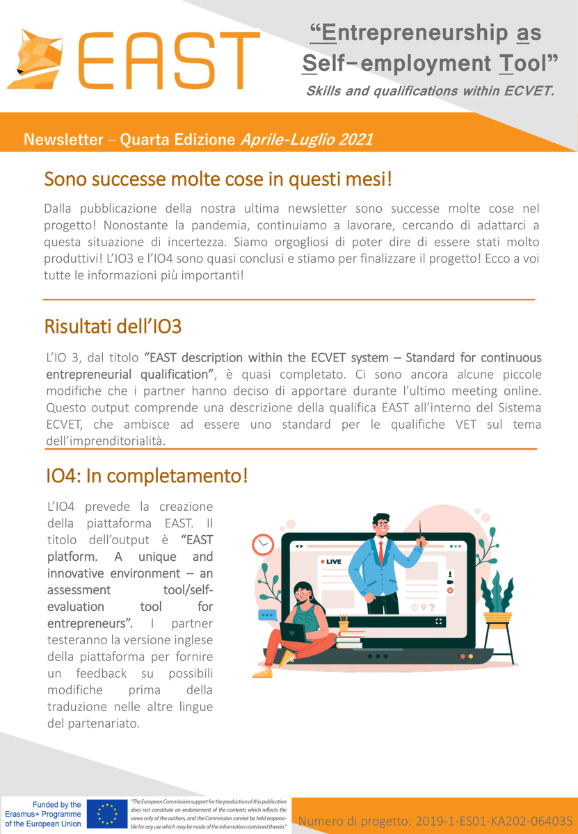 EAST_EUproject's tweet photo. ⁉️ 🇮🇹 Did you have the chance to catch the Italian version of the latest EAST Newsletter ⁉️ Check it out below! 👇 https://t.co/5YrHKo1CpL