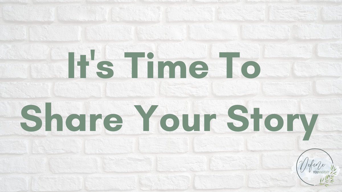 ltitus828's tweet image. Got a story to share?
I know YOU do! 

It's time to OWN your story and share it out! 

I'm looking for guests to be on the #defineyouniversity podcast and I would LOVE to feature YOUR story with the #defineyou community! 

DM me or comment below and let's CONNECT today!