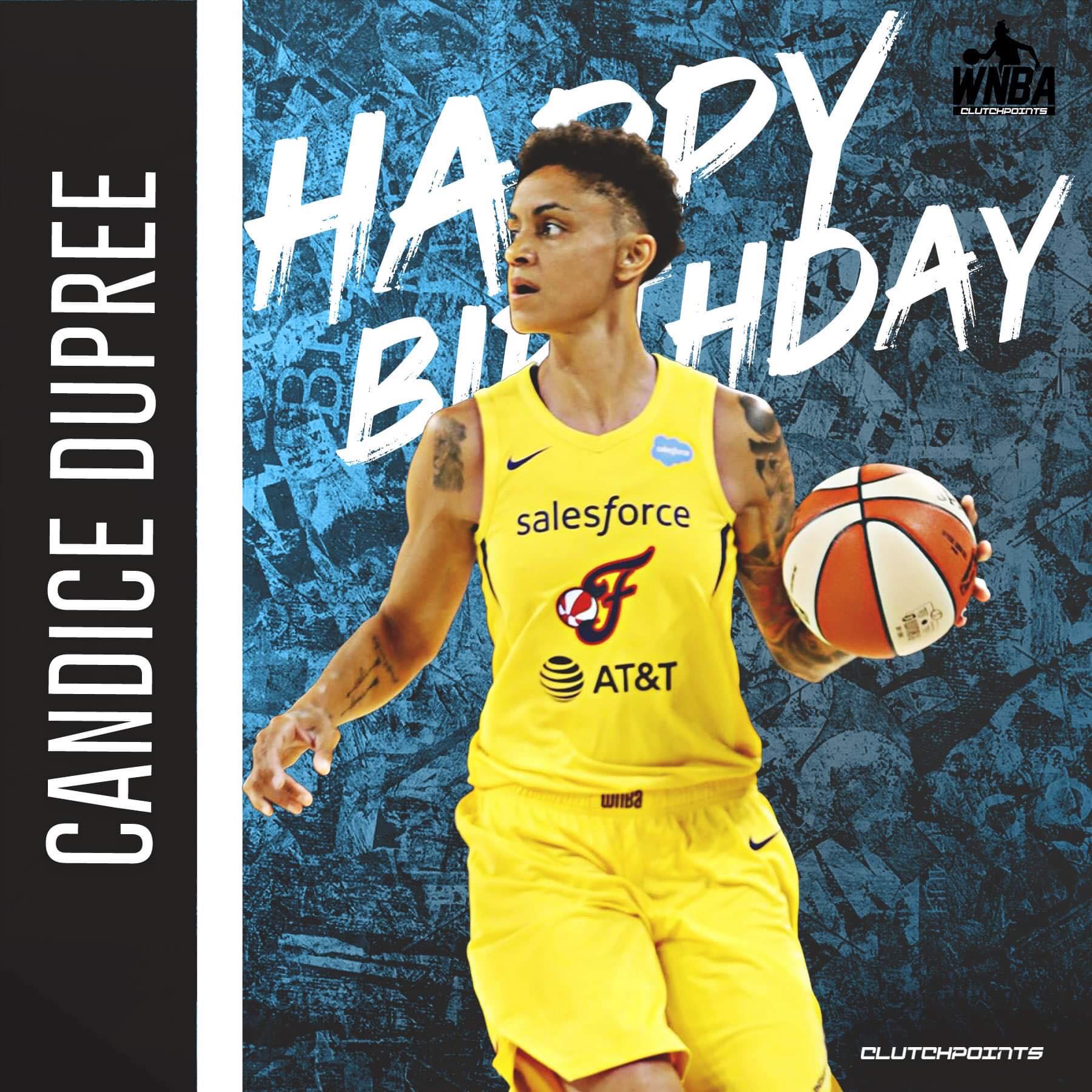 Join us in wishing 1x WNBA Champ, and 7x WNBA All-Star, Candice Dupree a happy 37th birthday!  