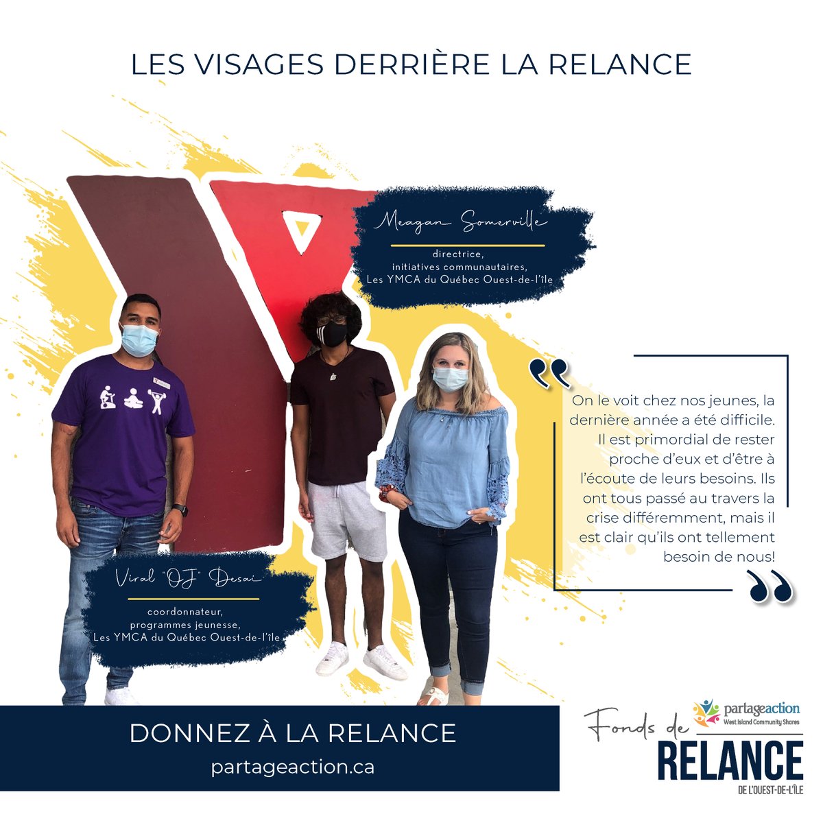 L’année dernière a été extrêmement difficile pour nos jeunes et surtout pour nos jeunes en difficulté. DeZone Youth Center du <a href="/YMCAWI/">YMCA West-Island</a> continue leur mission de rester proche d’eux et d’être à l’écoute de leurs besoins. Aidons-les à continuer leurs services. bit.ly/FondsDeRelance