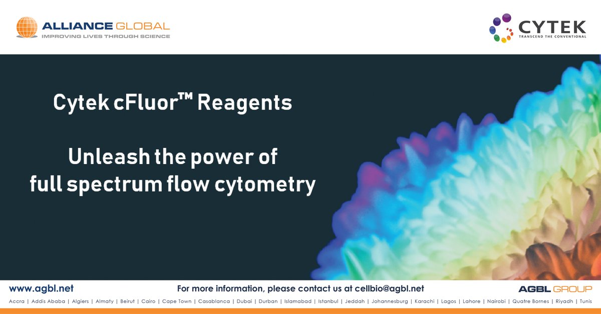 Get more out of your flow cytometry data with Cytek® Reagents
Explore the range at: cytekbio.com/collections/re…

#innovation #data #agbl #analytics #cytek