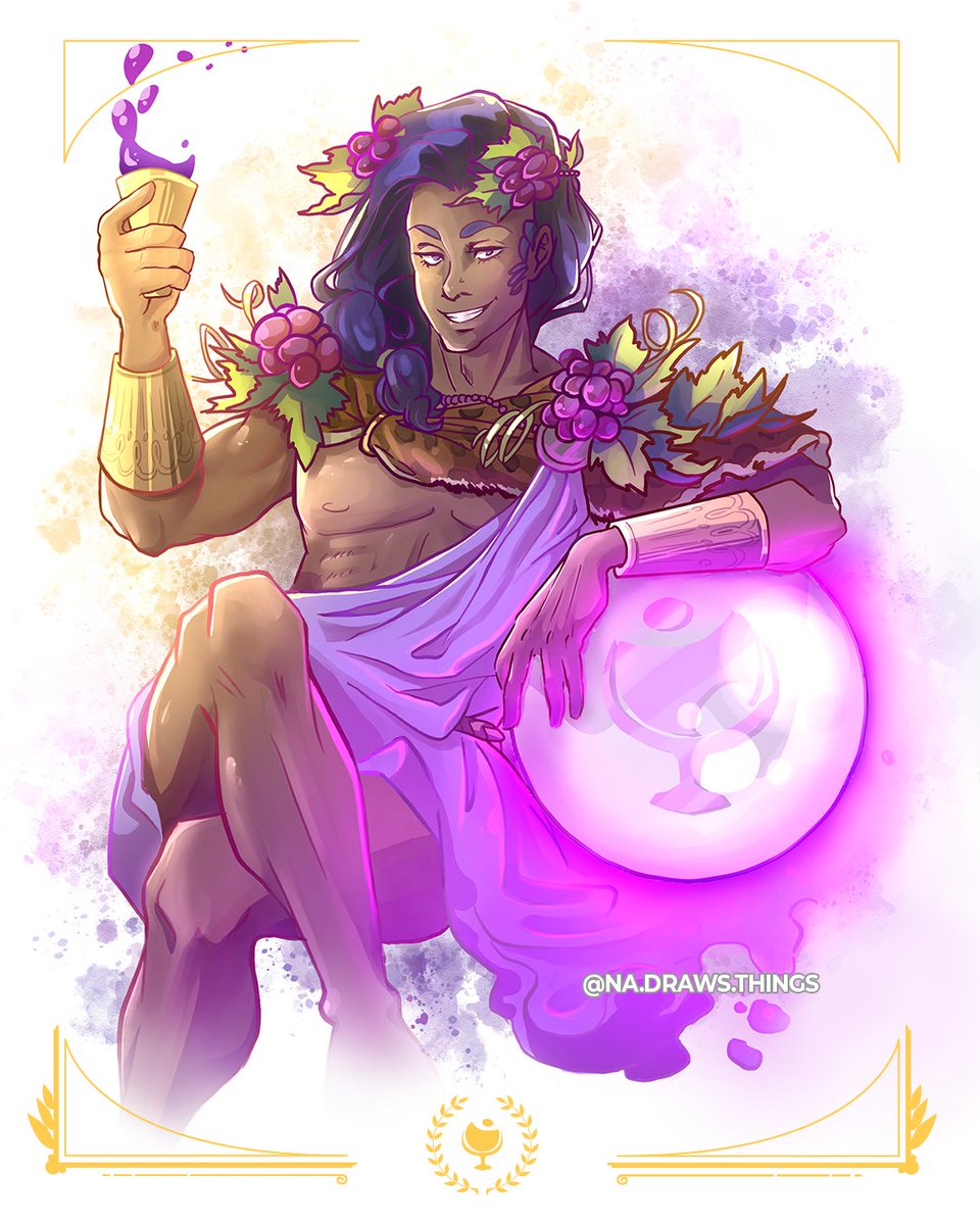 This cool dude joins my #Hades drawings. He is without question my favorite character! 🍇

#HadesGame #HadesFanart