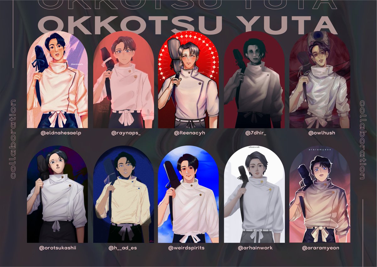 "I'm actually on the weak side" 
-Okkotsu Yuuta
─ jujutsu kaisen collaboration ─
.
#JJK #jujutsukaisen #呪術廻戦