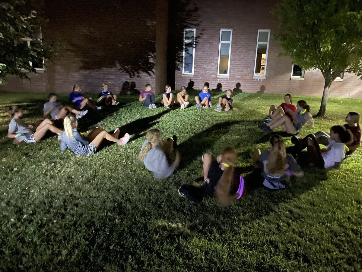 This was our third annual Midnight Madness. The athletes love it. Thanks to all the parents who stayed up late to allow their child to be part of it!