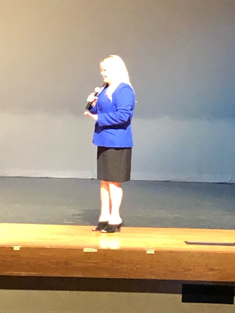 RoyalEarly's tweet image. “State of the schools” by Dr. K, RISD Associate Superintendent. Thanks to the Royal Teaching and Learning and IT teams and to event sponsor Brazos Valley Schools Credit Union for today’s Convocation program! We are so proud to be Falcons! Welcome to 2021-2022! #2021convocation